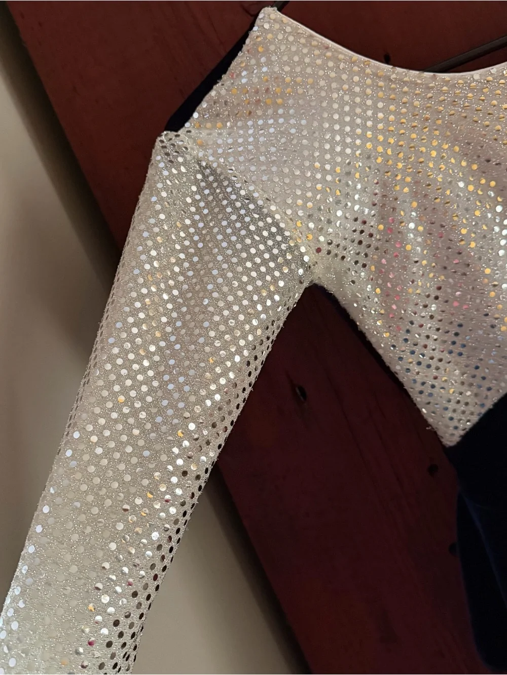Sparkling Red, White & Blue  Sequin Figure Skating / Gymnastics Dress 🇺🇸⛸️